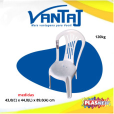 CADEIRA MAX DESENHADA BRANCA R1120 PLASNEW UN 1 CADEIRA MAX DESENHADA BRANCA R1120 PLASNEW UN 1