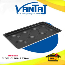 ASSADEIRA FORNO GN 8 OVOS 50X30X2 R1683 CM04 ABC UN 1 ASSADEIRA FORNO GN 8 OVOS 50X30X2 R1683 CM04 ABC UN 1