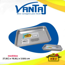 ASSADEIRA RETANGULAR N1 27X18X3 R723 ABC UN 1 ASSADEIRA RETANGULAR N1 27X18X3 R723 ABC UN 1