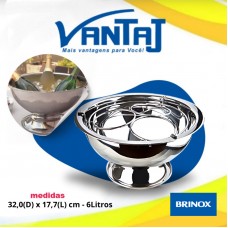 CHAMPANHEIRA 6 LITROS COM SEP PARA 3 GARRAFAS LYON R2347/100 BRINOX UN 1 CHAMPANHEIRA 6 LITROS COM SEP PARA 3 GARRAFAS LYON R2347/100 BRINOX UN 1