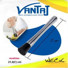 SOCADOR DE CAIPIRINHA/DRINKS ACO INOX 21 CM WECK UN 1