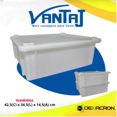 CAIXA S650 COM TAMPA 15,5 LITROS CM05 DEKACRON UN 1