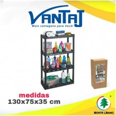 ESTANTE MODULAR PRETA R1720 MONTE LIBANO UN 1