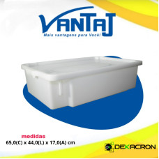 CAIXA S850 COM TAMPA 35 LITROS CM05 DEKACRON UN 1