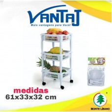 FRUTEIRA MODULAR 3 ANDARES COM RODAS R1305  MONTE LIBANO UN 1